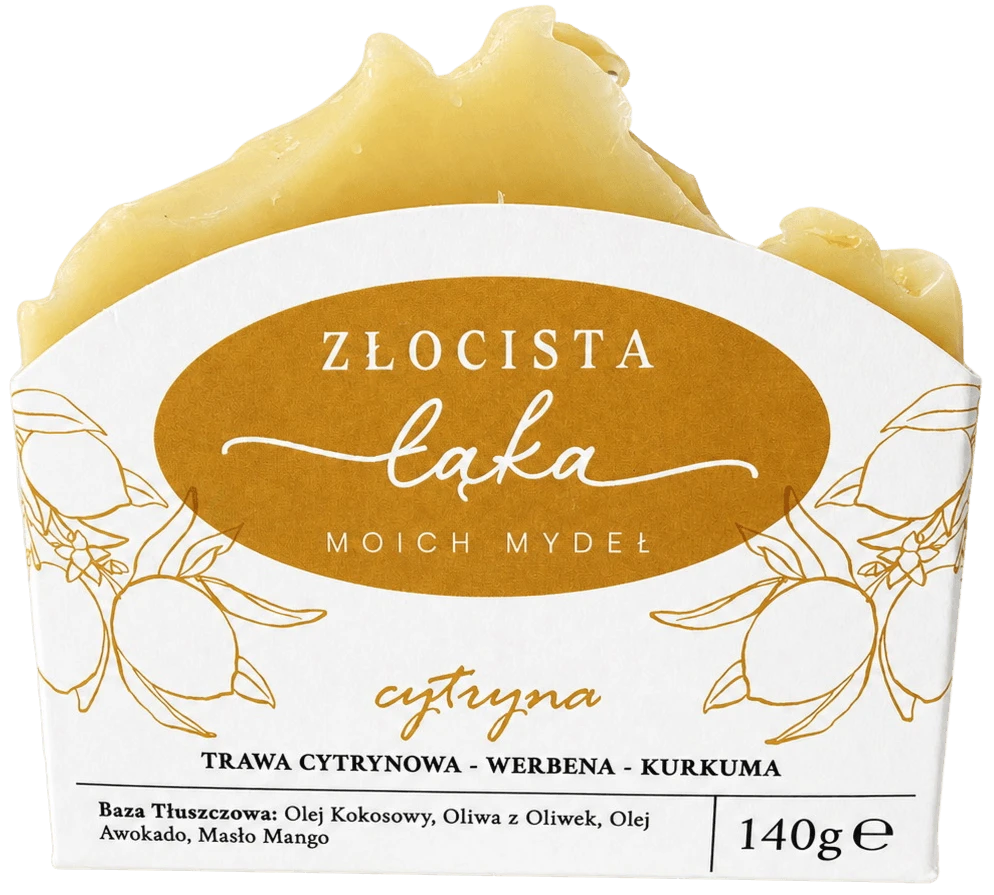 Naturalne mydło Złocista Łąka Cytryna