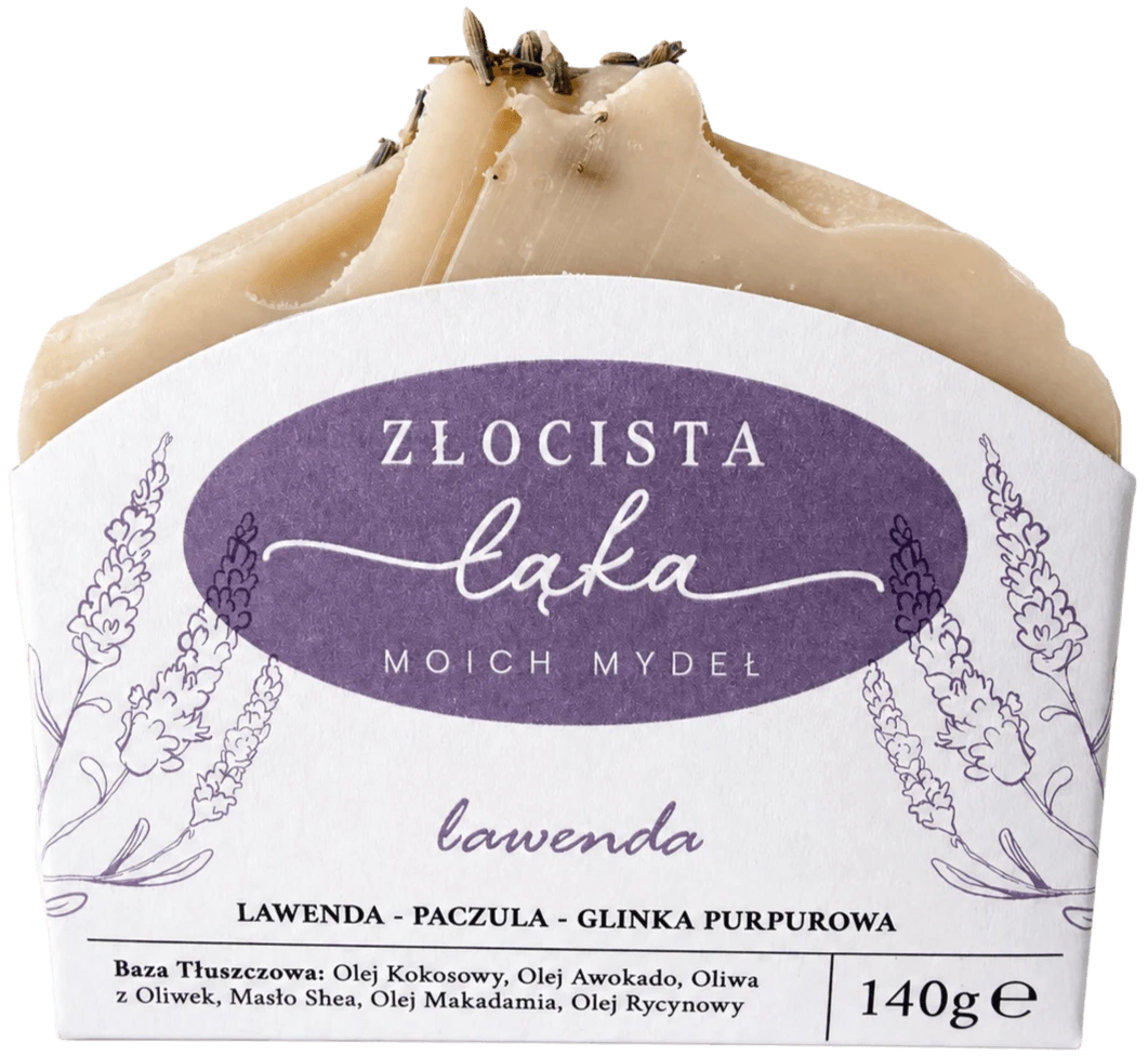 Naturalne mydło Złocista Łąka Lawenda