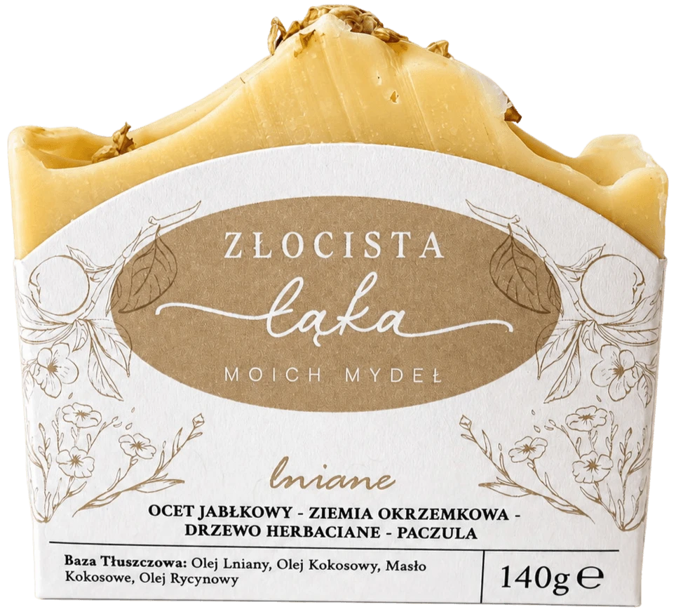 Naturalne mydło Złocista Łąka Lniane