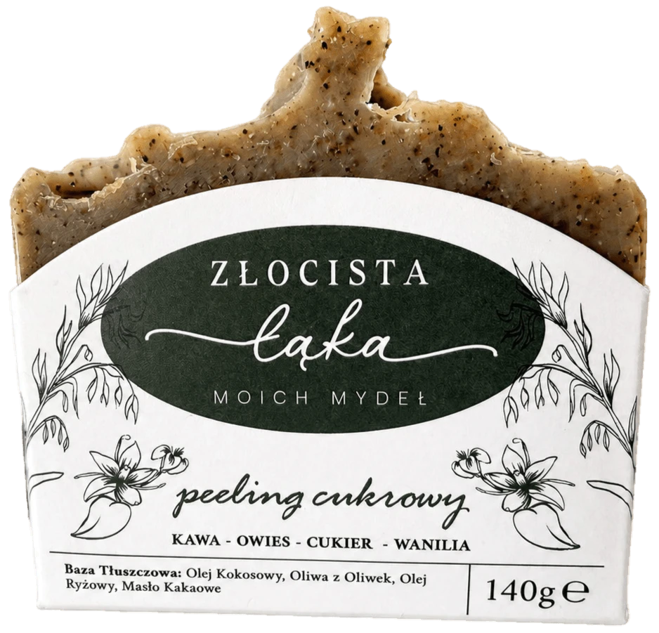 Naturalne mydło Złocista Łąka Peeling Cukrowy